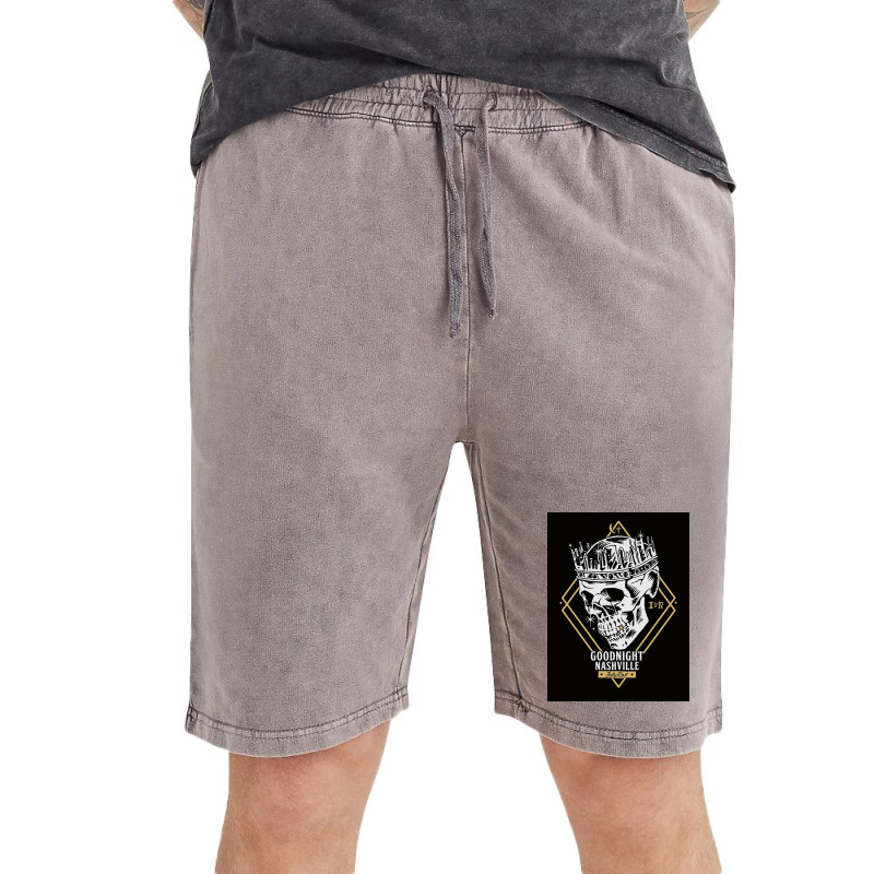 Goodnight Skull Vintage Short | Artistshot