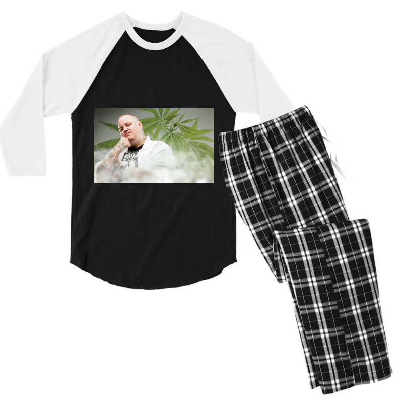 Jelly And Floral Men's 3/4 Sleeve Pajama Set | Artistshot