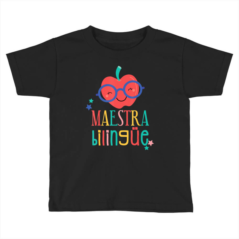 Cute Maestra Bilingue Bilingual Teacher Toddler T-shirt by kentuckykonpha9 | Artistshot