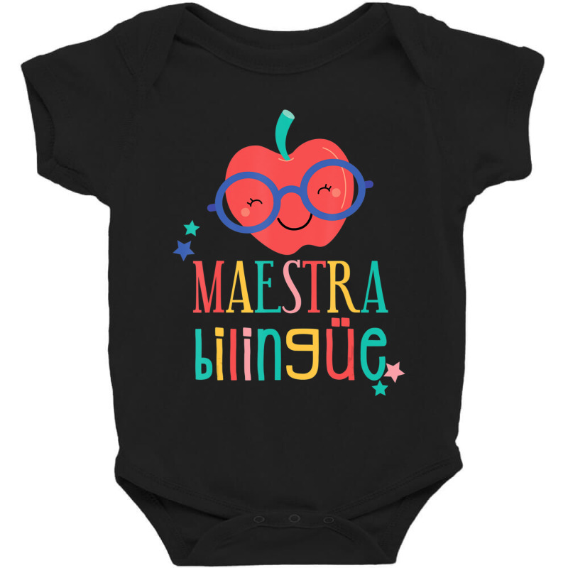 Cute Maestra Bilingue Bilingual Teacher Baby Bodysuit by kentuckykonpha9 | Artistshot