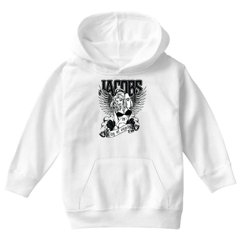 Josh Jacobs / City Of Angels Youth Hoodie by tiococacola | Artistshot