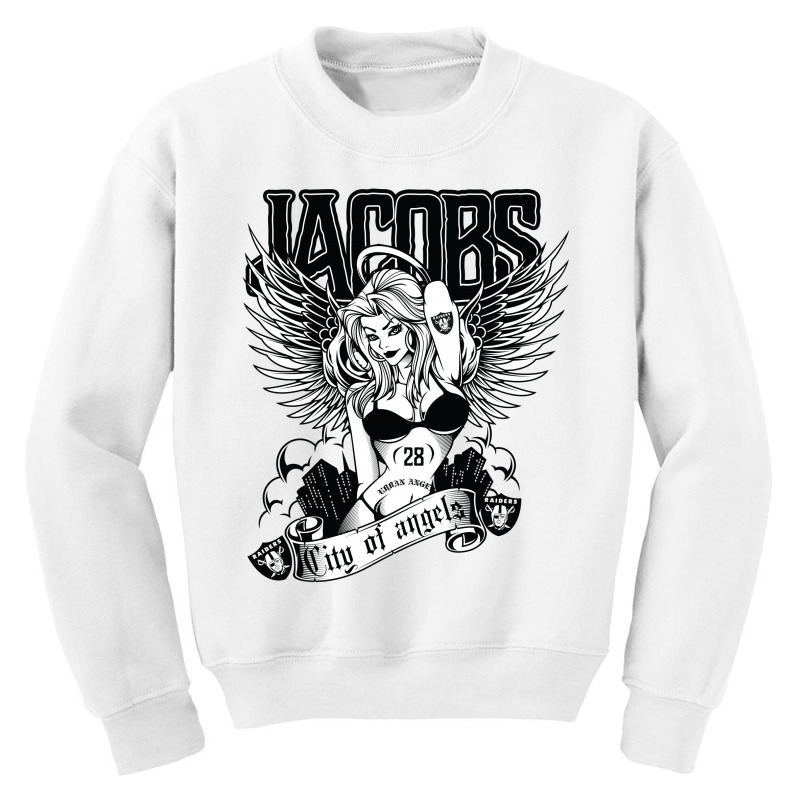 Josh Jacobs / City Of Angels Youth Sweatshirt by tiococacola | Artistshot