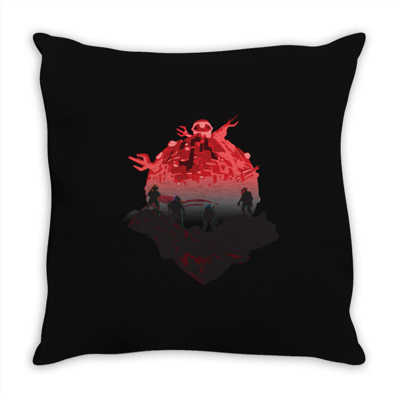 Rise Of The Technodrome Throw Pillow | Artistshot