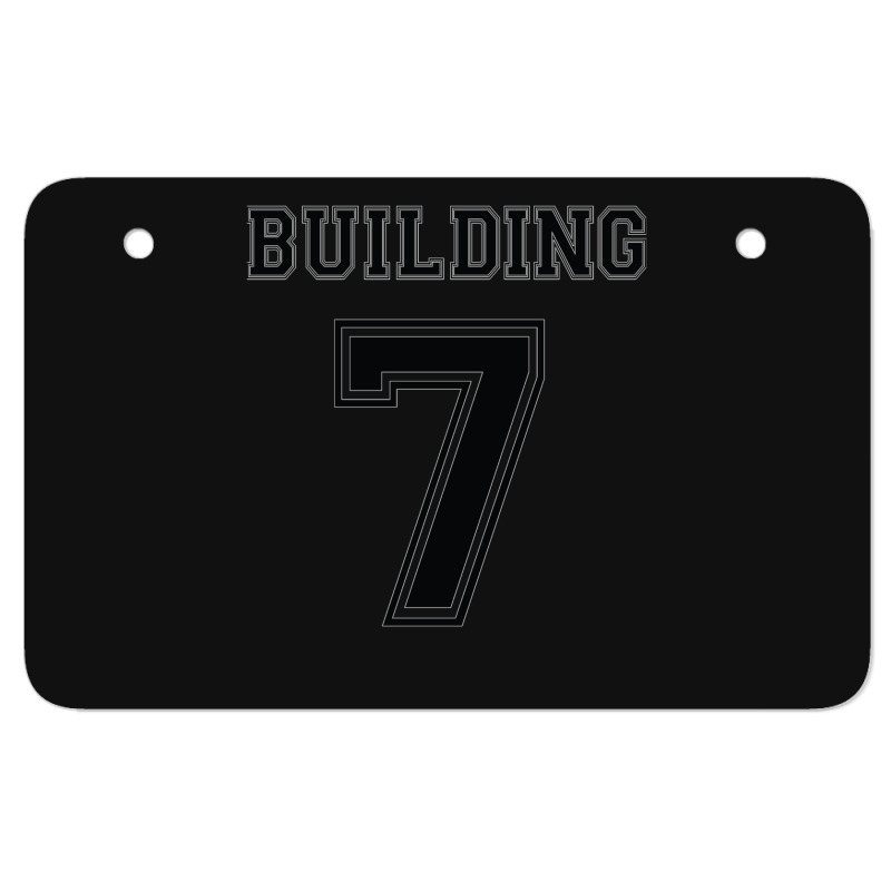 Building 7 Controlled Demolition Atv License Plate | Artistshot