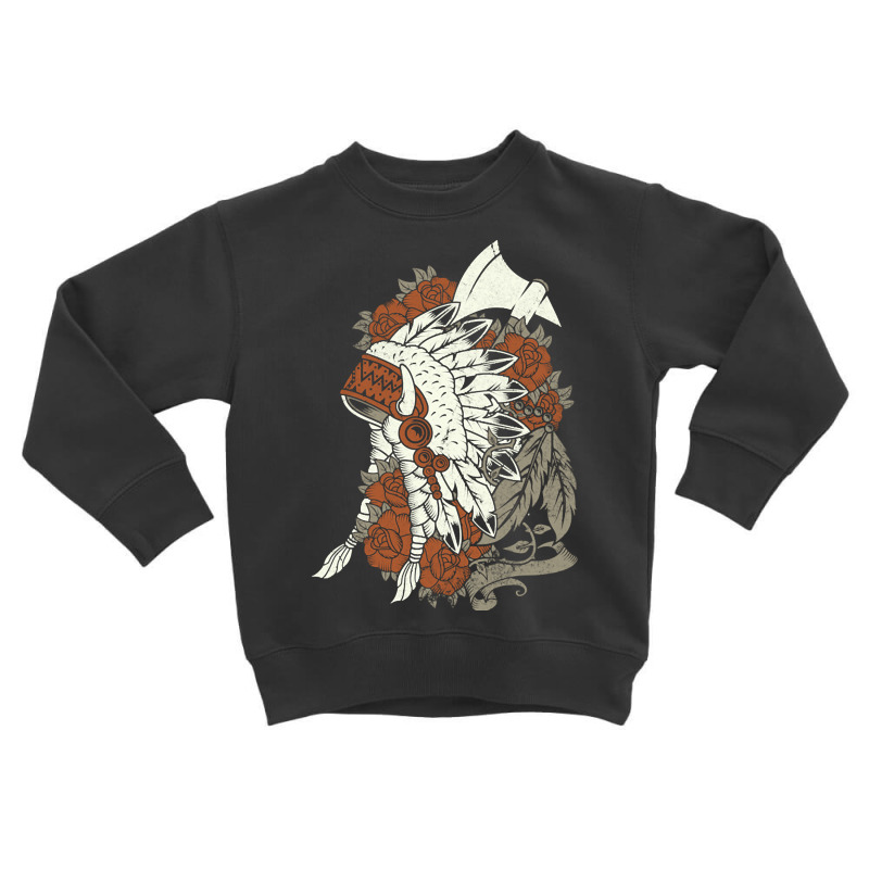 Native American Headdress, Native American Headdress Vintage, Native A Toddler Sweatshirt by SHOODOD | Artistshot