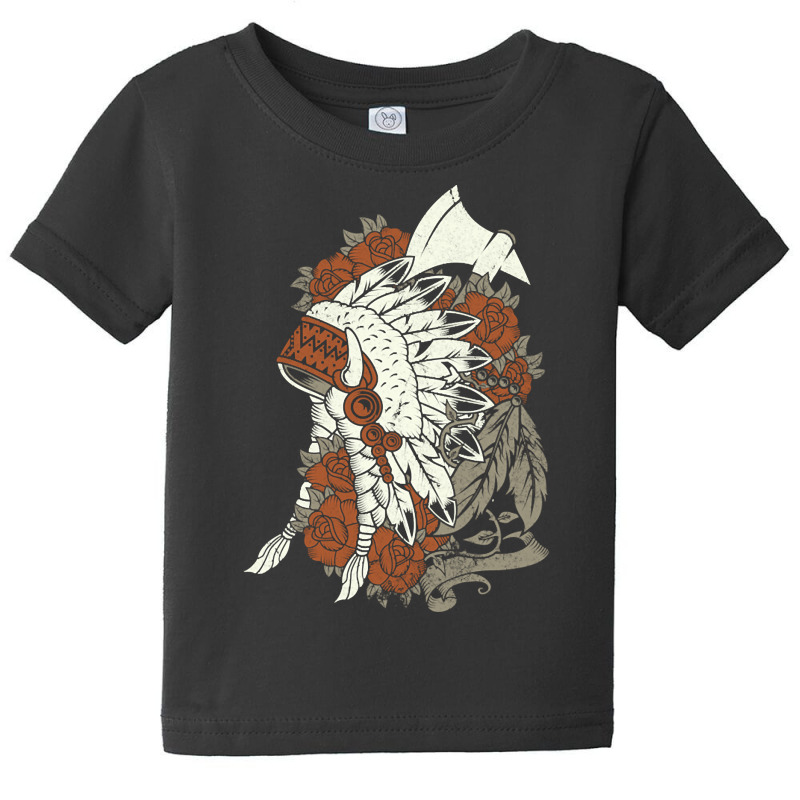 Native American Headdress, Native American Headdress Vintage, Native A Baby Tee by SHOODOD | Artistshot