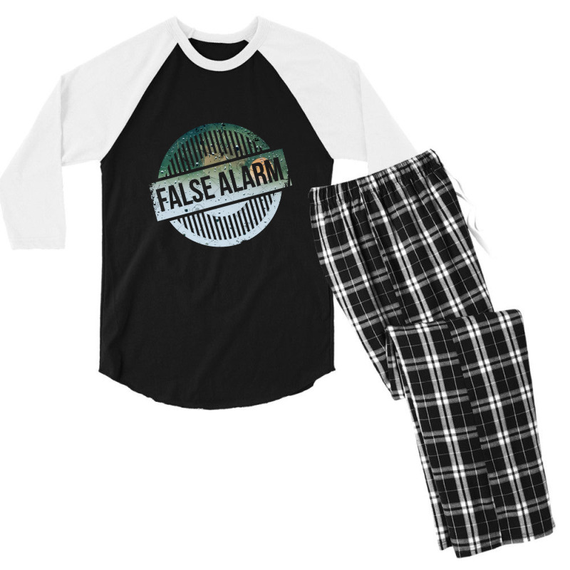 False Alarm Men's 3/4 Sleeve Pajama Set by StaceyLeeAnnHernandez | Artistshot