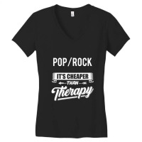 Pop Rock Novely Pop Rock Quoe Women's V-neck T-shirt | Artistshot