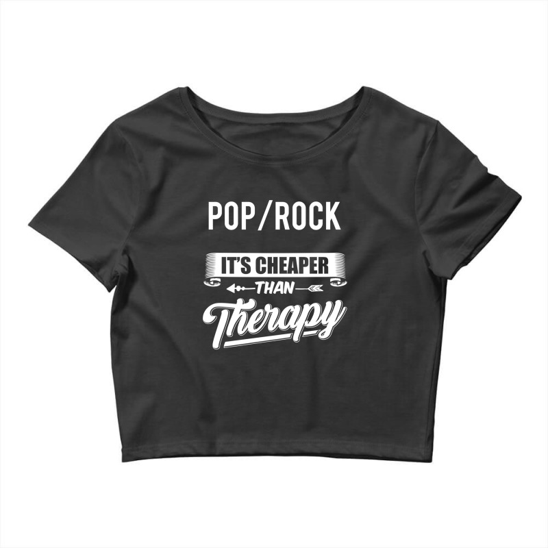 Pop Rock Novely Pop Rock Quoe Crop Top by cm-arts | Artistshot