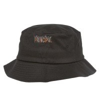 Elementary Principal Leopard Appreciation For Women For Work Bucket Hat | Artistshot