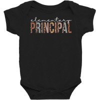 Elementary Principal Leopard Appreciation For Women For Work Baby Bodysuit | Artistshot