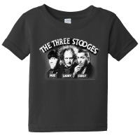 Tts- The Three Stooges Opening Credits Baby Tee | Artistshot