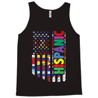 Usa And Latin American Countries Flag Hispanic Heritage T Shirt Tank Top | Artistshot