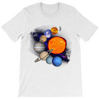 Solar System Sun Planets Milky Way Galaxy Science Sweatshirt T-shirt | Artistshot