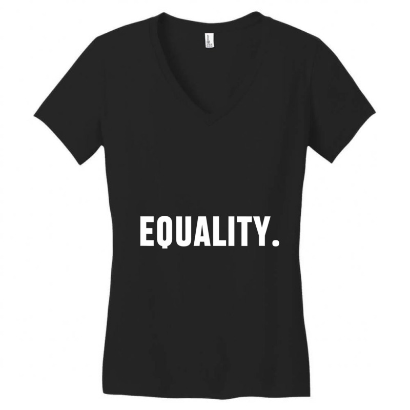 Equality Peace, Love, Unity, Equal Rights For All Women's V-Neck T-Shirt by cm-arts | Artistshot