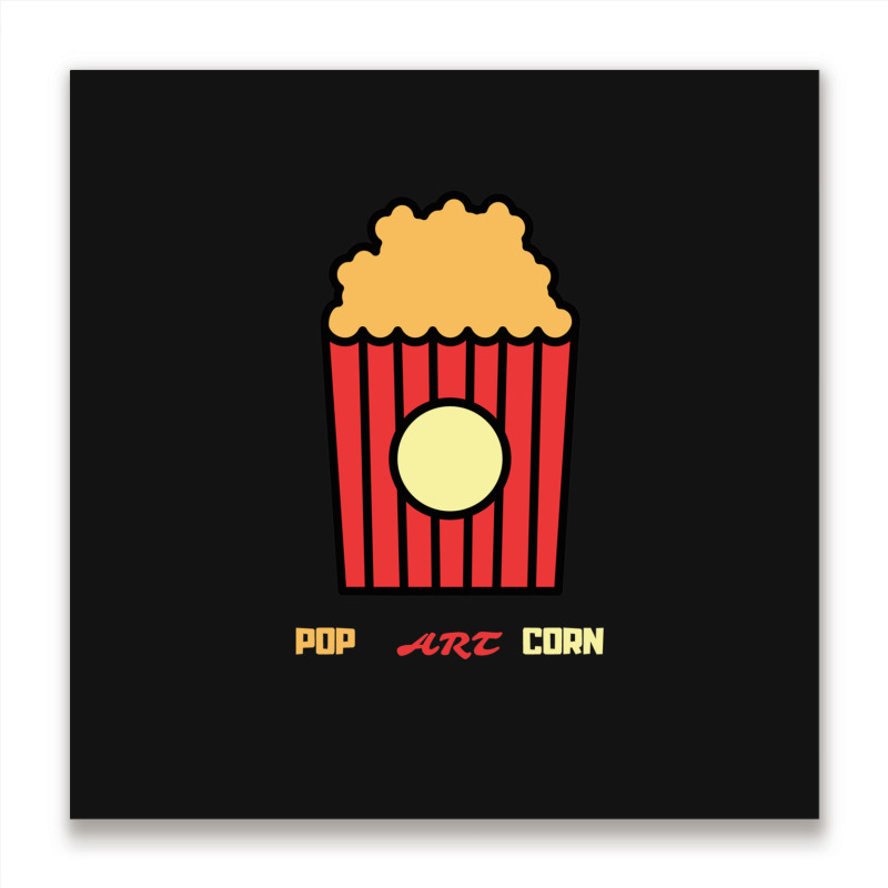 Pop Art Corn Metal Print Square | Artistshot