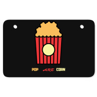 Pop Art Corn Atv License Plate | Artistshot