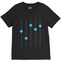 Equalizer Dubstep Minimal Techno V-neck Tee | Artistshot