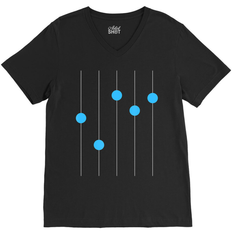 Equalizer Dubstep Minimal Techno V-Neck Tee by cm-arts | Artistshot