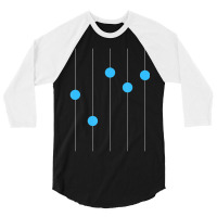 Equalizer Dubstep Minimal Techno 3/4 Sleeve Shirt | Artistshot