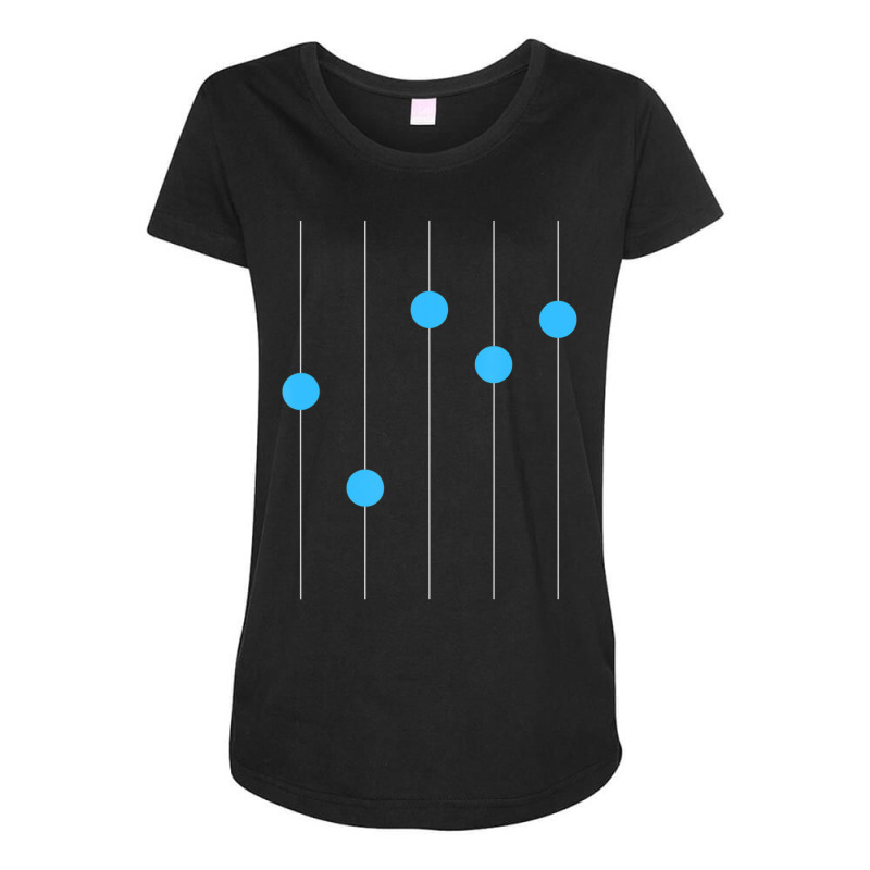 Equalizer Dubstep Minimal Techno Maternity Scoop Neck T-shirt by cm-arts | Artistshot