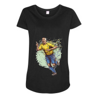 Pop Art Football Star Maternity Scoop Neck T-shirt | Artistshot