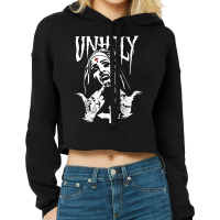 Satanic Nun Tattoos Unholy, Satanic Nun, Satan Bad Nun, Tattoos Unholy Cropped Hoodie | Artistshot