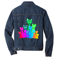 Cats Men Denim Jacket | Artistshot