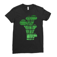 Mushroom Hunter Mycologist, Mushroom Hunter Mycologist Painting, Mushr Ladies Fitted T-shirt | Artistshot