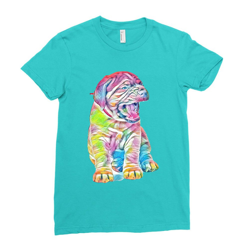 Pedigree Mastiff Ladies Fitted T-Shirt by Kemnabi | Artistshot