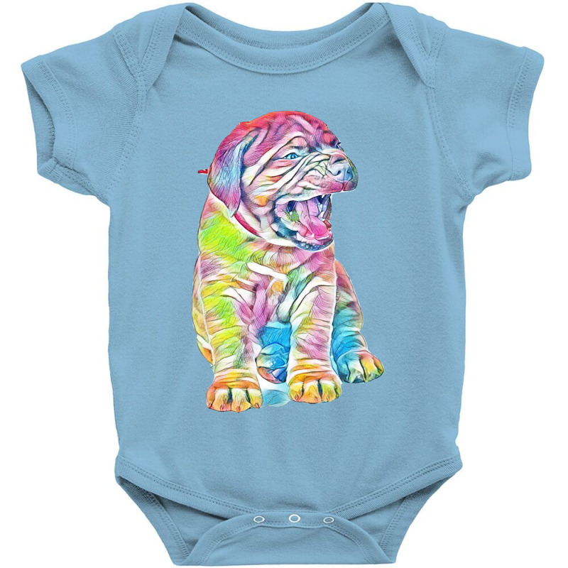 Pedigree Mastiff Baby Bodysuit by Kemnabi | Artistshot