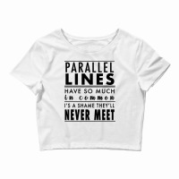 Parallel Lines Crop Top | Artistshot