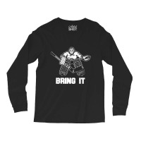 Ice Hockey Player Goalie Long Sleeve Shirts | Artistshot