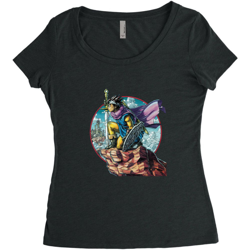 Dragon Quest Iii Women's Triblend Scoop T-shirt by cm-arts | Artistshot