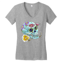 Mexican Calavera  Dia De Los Muertos  Day Of Dead T Shirt Women's V-neck T-shirt | Artistshot