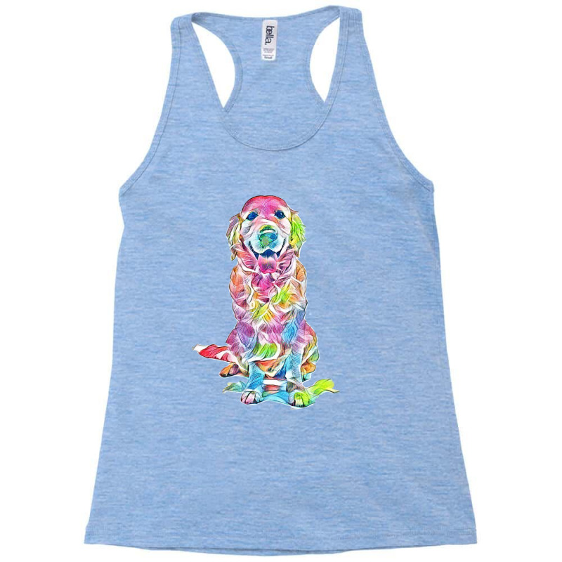 Golden Retriever Racerback Tank by Kemnabi | Artistshot