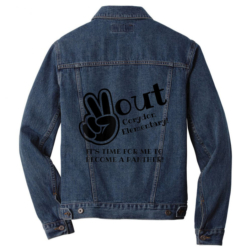 As S Peace Out Corydon Elementary Ces Men Denim Jacket | Artistshot