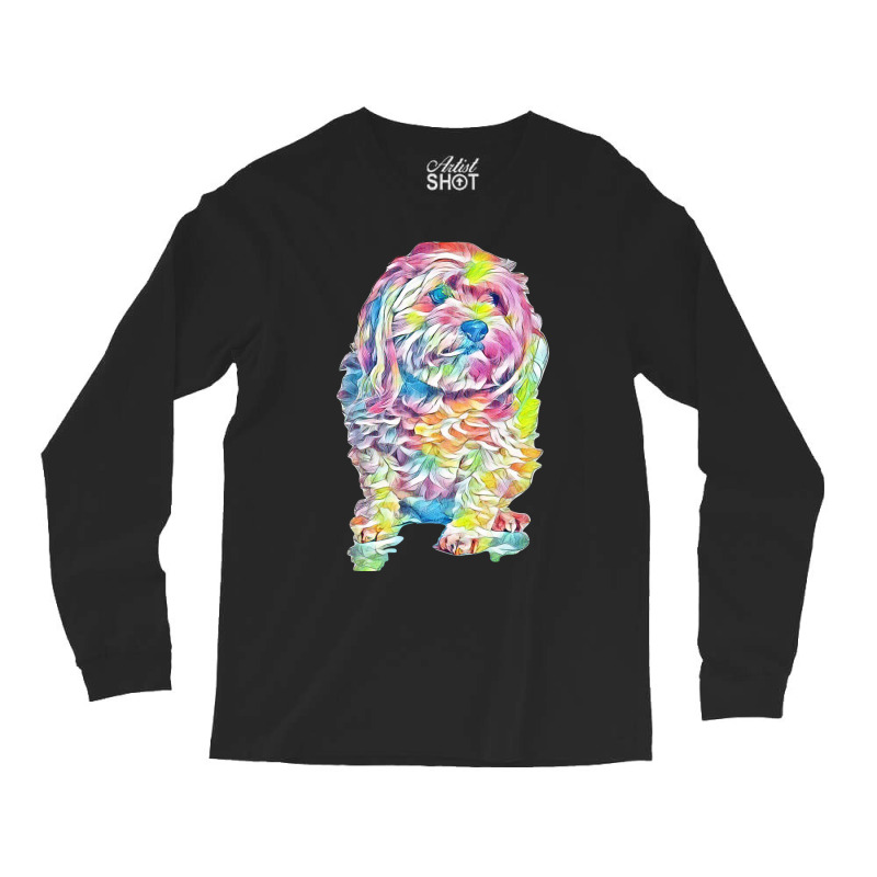 Cavachon Long Sleeve Shirts by Kemnabi | Artistshot