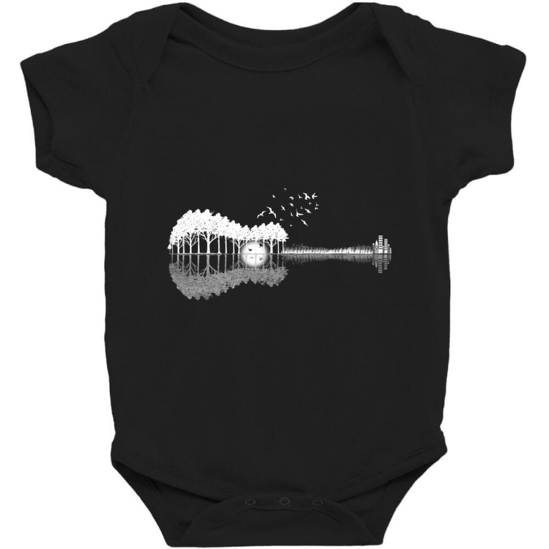 Guitar Lake Shadow Love Guitar Musician Baby Bodysuit | Artistshot