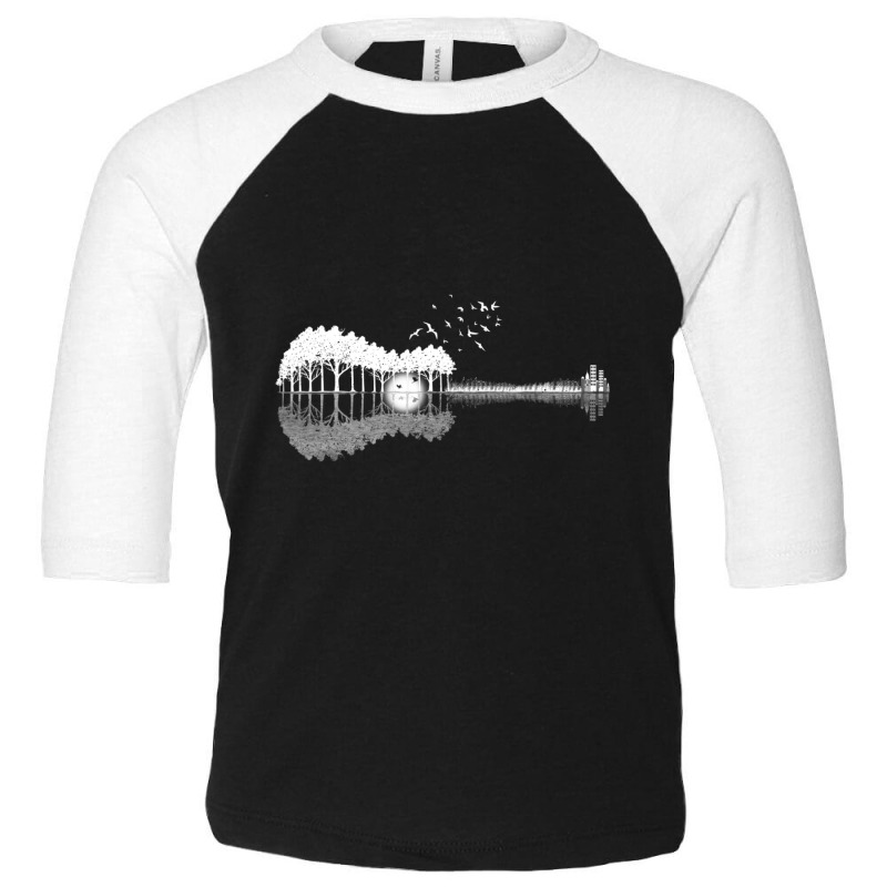 Guitar Lake Shadow Love Guitar Musician Toddler 3/4 Sleeve Tee | Artistshot