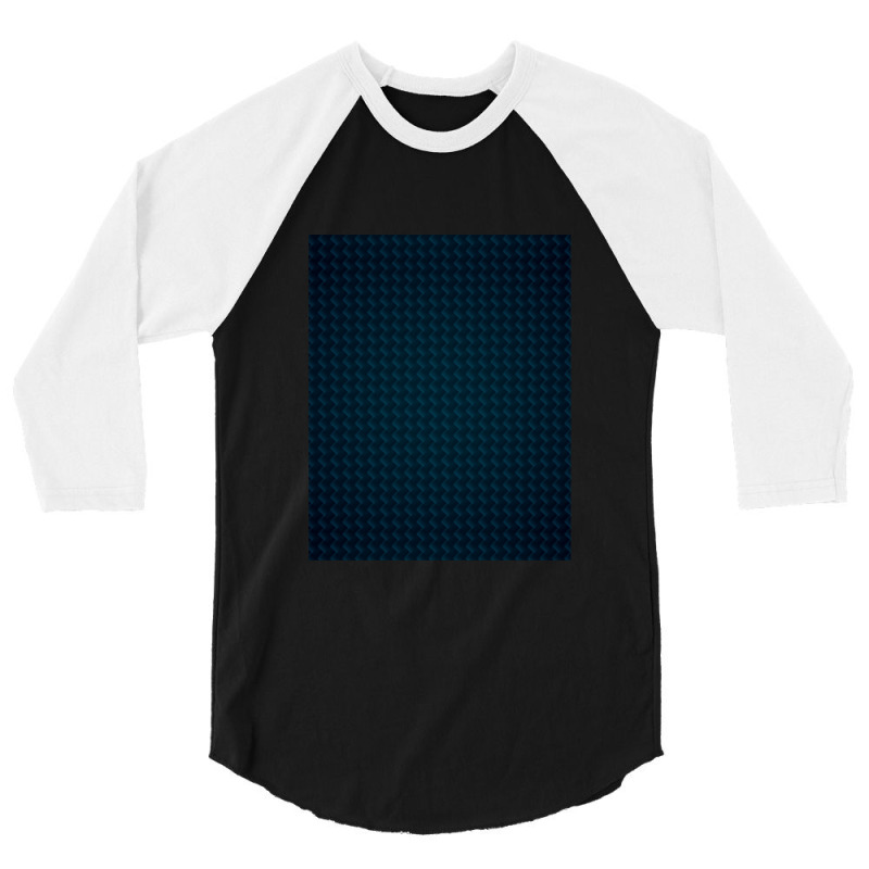 Blue Carbon Fiber - Fancy Blue Carbon Fiber 3/4 Sleeve Shirt | Artistshot