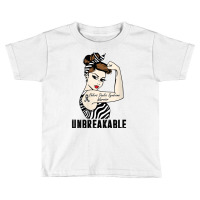 Womens Ehlers Danlos Syndrome Warrior Unbreakable Strong Woman V Neck Toddler T-shirt | Artistshot