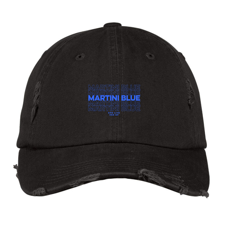 Martini Blue Dpr Vintage Cap by cm-arts | Artistshot