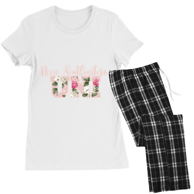 Collegiate Floral Nova Southeastern University Women's Pajamas Set by TERRANCECOTT | Artistshot