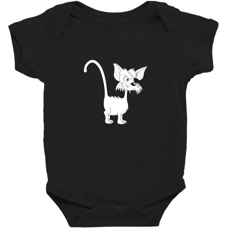 Pirate Cat Baby Bodysuit by EmarDesign | Artistshot