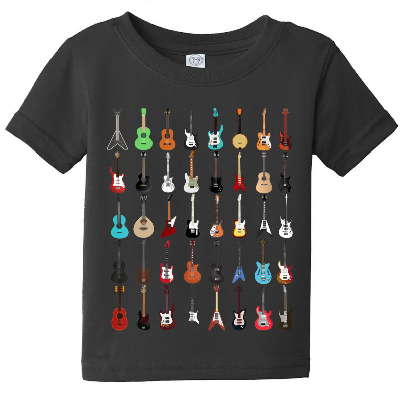 Guitar Musical Instrument (rock N Roll Tee) Baby Tee by Kosdapen517 | Artistshot