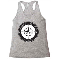 Davie Florida Geographical Coordinates Racerback Tank | Artistshot