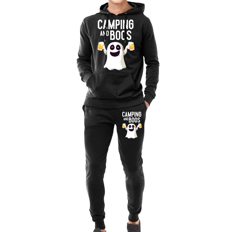 Camping And Boos Camping Halloween Costume For Men Women Hoodie & Jogger Set | Artistshot