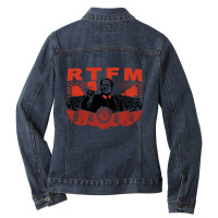 Chairman Mao Rtfm Roy Ladies Denim Jacket | Artistshot