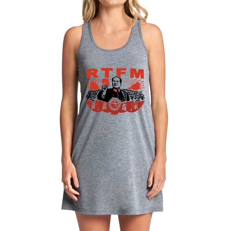 Chairman Mao Rtfm Roy Tank Dress by cm-arts | Artistshot